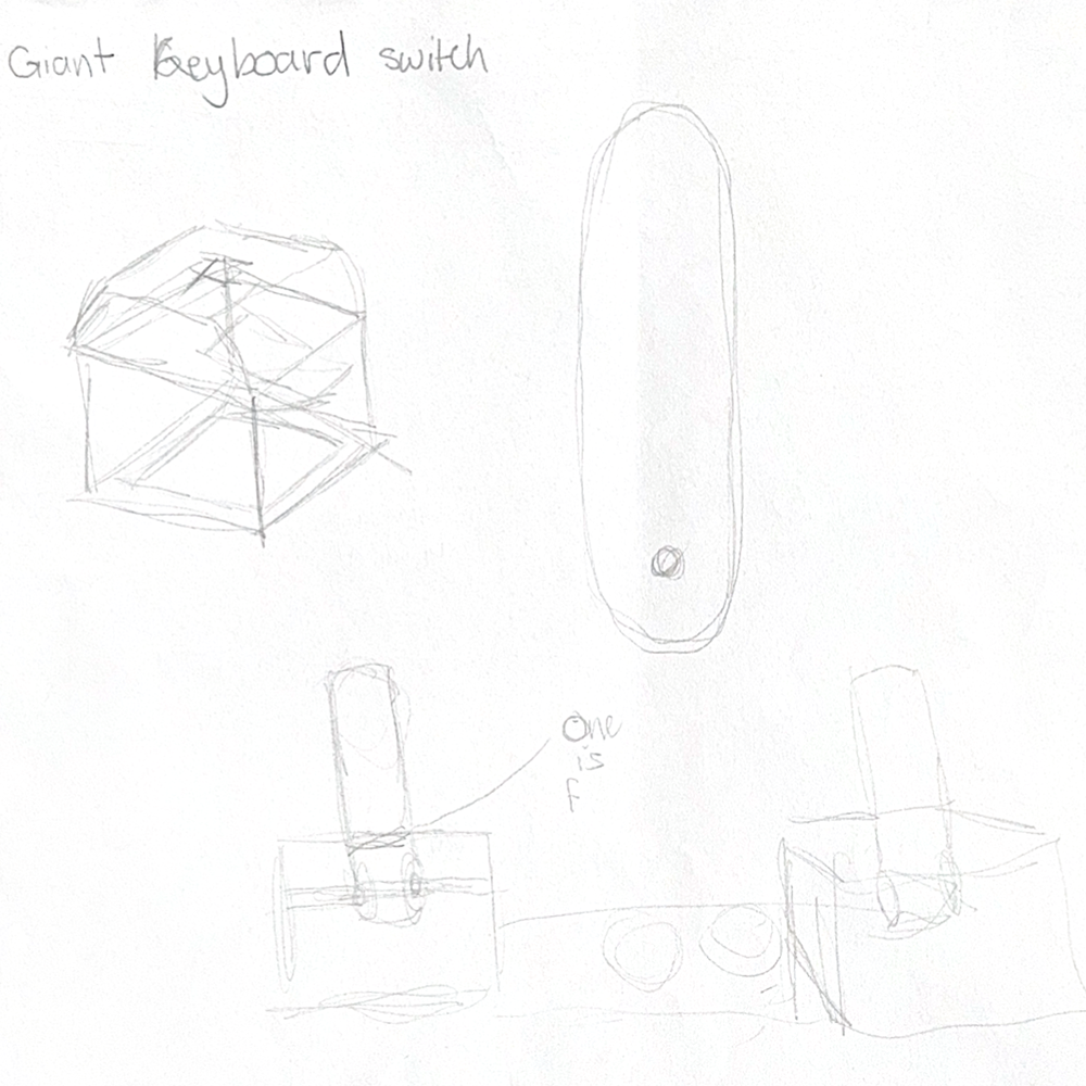 This was one of the first sketches I made when further developing ways I could interact with the Pong code.