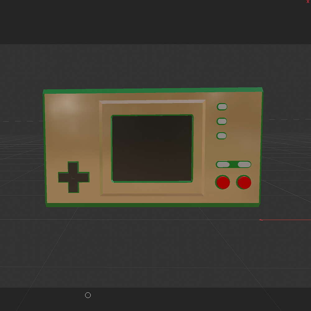 In the materials tab I was able to create the metal shine of the shell.
