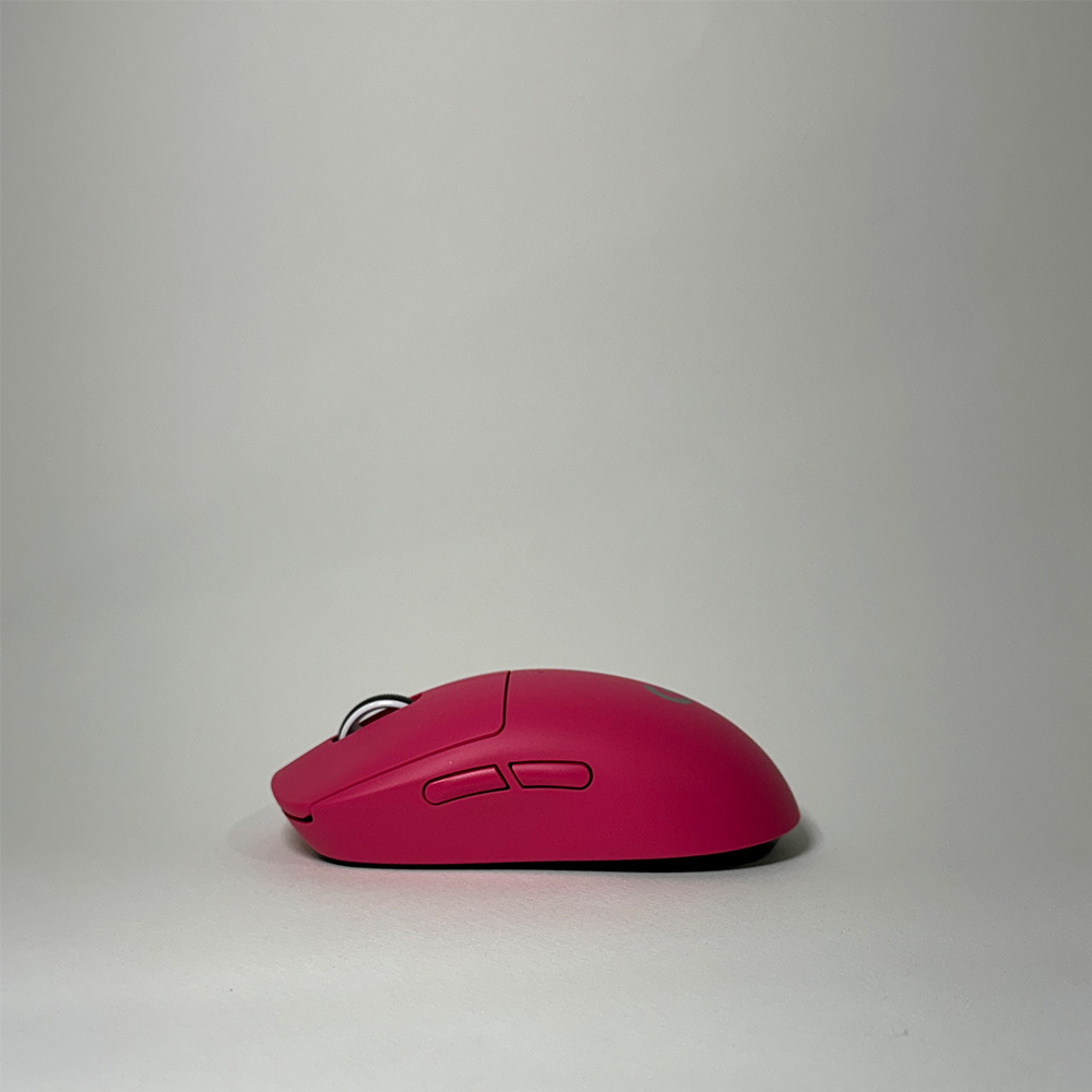 This is a profile view of the mouse.