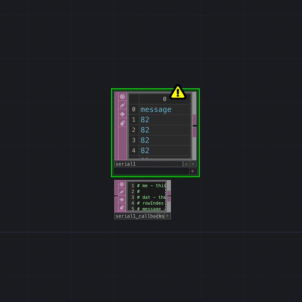 Although our Arduino serial monitor was showing an error the data being shown was still correct and would match the potentiometer dial turning.