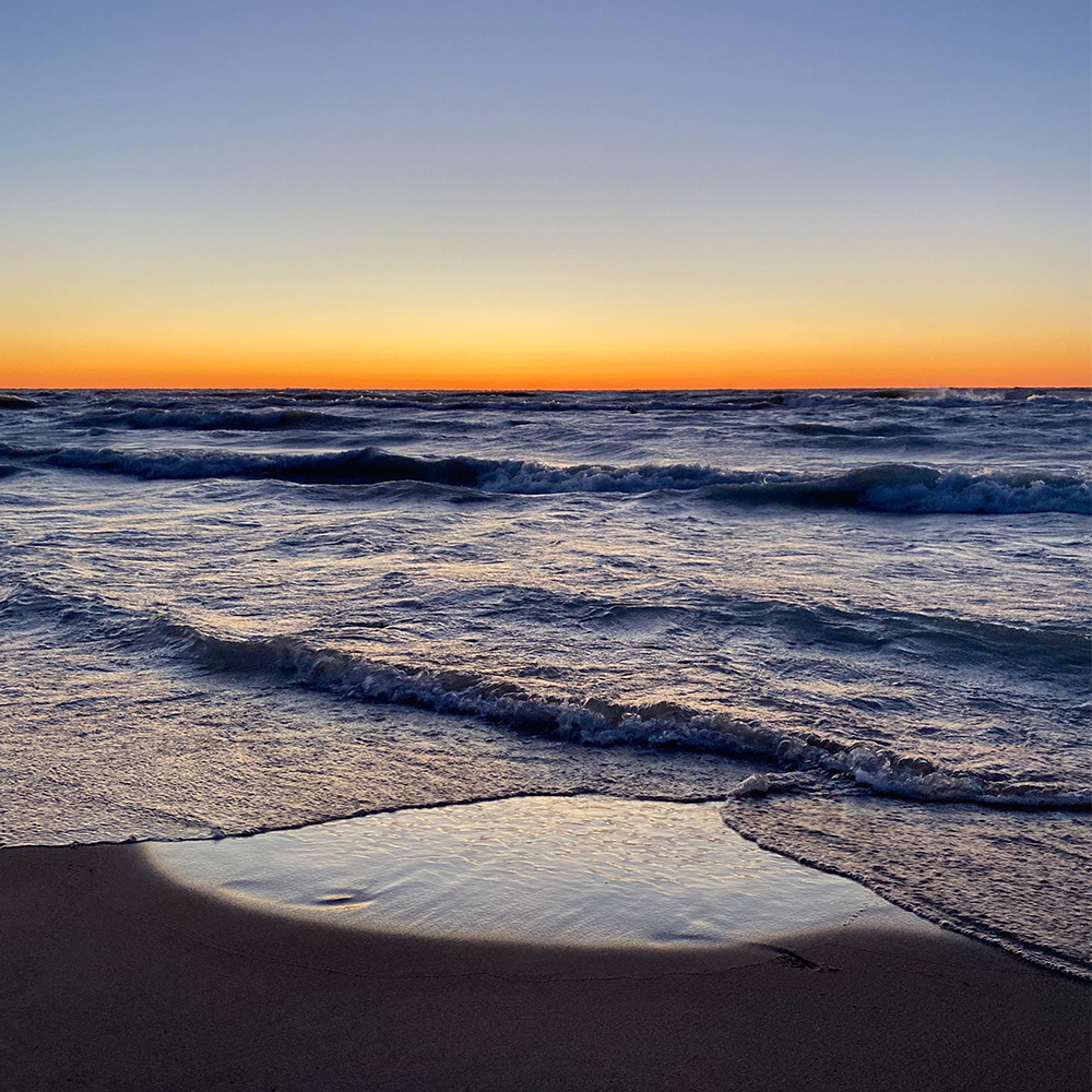 This is a photo I took one summer on the beach in Grand Bend during a sunset. My family have always visited Southcott Pines for some summers ever since my cousins and I were very young.
