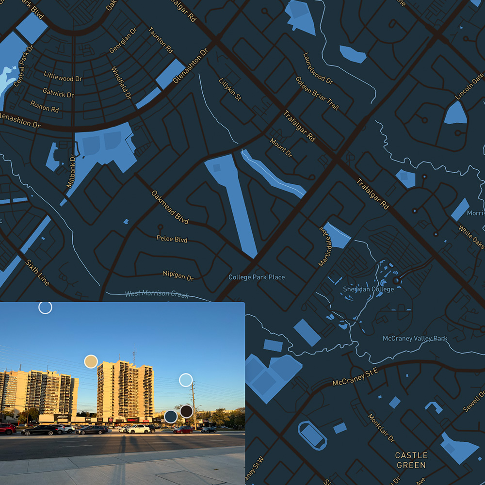 This is a photo I took while walking home my first year of Interaction Design during the Spring. The warmth of the sunset brought me comfort while I was stressing out about coding and learning Java Script. Additionlly, due to lack of space I merged the Mapbox Cartogram and the photograph into one entry.